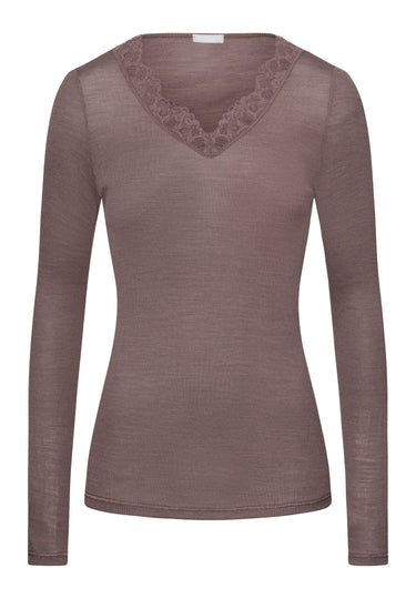 70914 Woolen Lace Long Sleeve Shirt - 2756 Stonewash